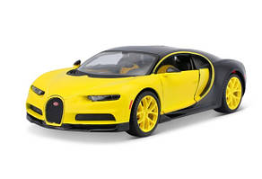 Автомодель Maisto 1:24 Bugatti Chiron чорно-жовта (31514 black/yellow)