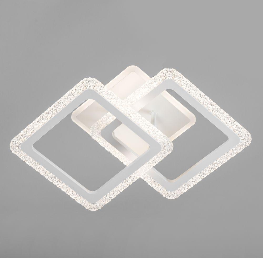 Люстра світлодіодна квадрати біла 70 Вт