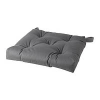 Подушка на стул IKEA MALINDA серый 40/35x38x7 см 103.310.14