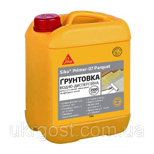 Грунтовка паркетна глибокопроникна Sika Primer-07 Parquet 10 кг (475728)