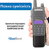 Комплект Рація Baofeng UV-82 8W 4 шт + Гарнітура + Акумуляторна батарея Baofeng BL-8 3800 мАч 4 шт + Ремінець на шию, фото 9