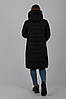 Теплий чорний якісний фабричний жіночий пуховик Анжело, фото 4