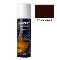 Аерозоль-фарба для замші Saphir Renovetine 200 мл колір слива (87)