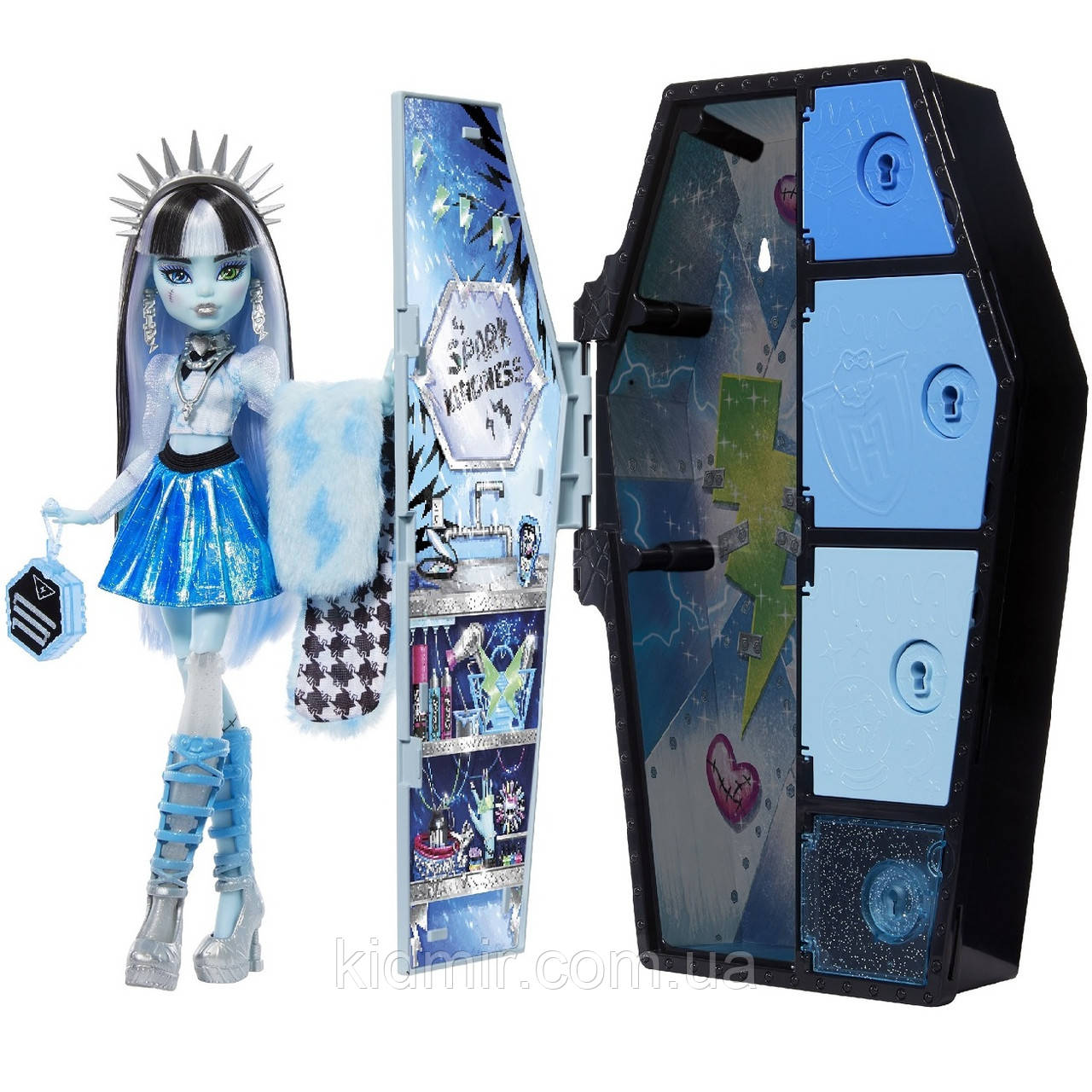 Лялька Монстр Хай Френкі Штейн Шафа з секретами Monster High Frankie Stein HNF75