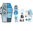 Монстр Хай Френкі Штейн Лялька Monster High Skulltimate Secrets Fearidescent Series Frankie Stein HNF75, фото 4