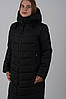 Теплий чорний якісний фабричний жіночий пуховик Анжело, фото 7
