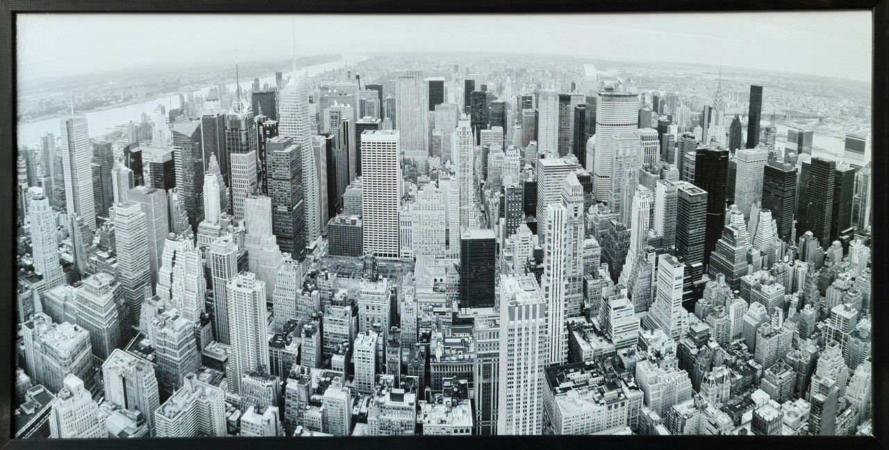 Фотокартина в дерев'яній рамі New York 5 50х100 см POS-50100-289