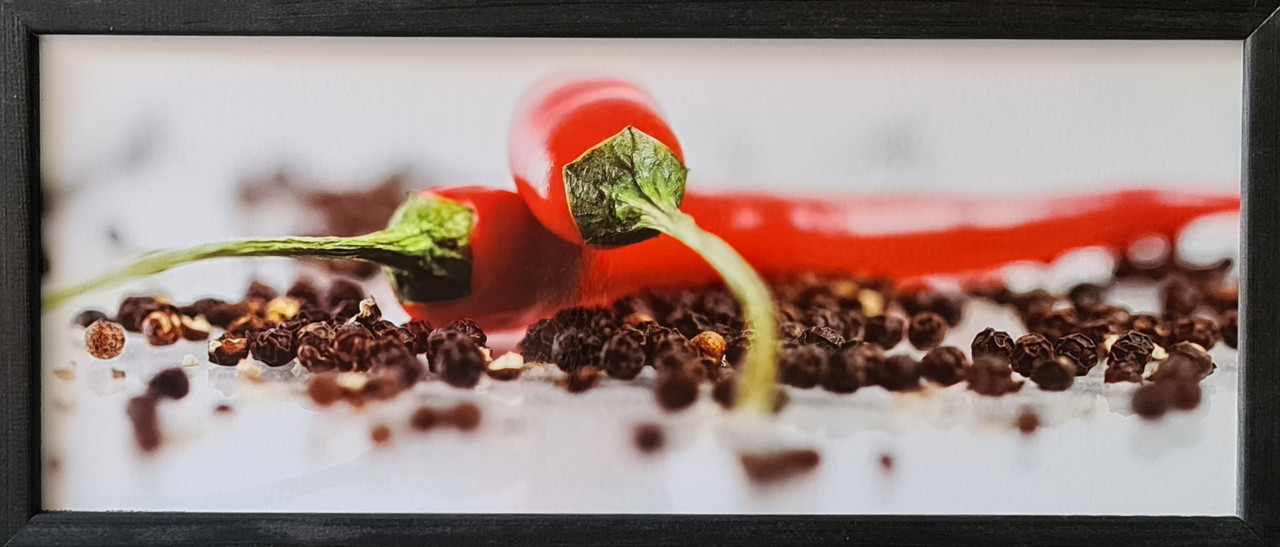 Фотокартина в дерев'яній рамі Paprika 3 20х50 см POS-2050-105