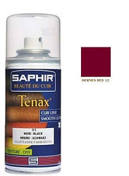 Аерозольний барвник для гладкої шкіри Saphir Tenax Spray 150 мл колір червоний гермес (12)