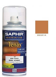 Аерозольний барвник для гладкої шкіри Saphir Tenax Spray 150 мл колір червоний бісквіт (18)