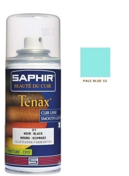 Аерозольний барвник для гладкої шкіри Saphir Tenax Spray 150 мл колір блідо-блакитний (55), фото 1