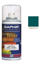 Аерозольний барвник для гладкої шкіри Saphir Tenax Spray 150 мл колір бірюзовий (69)