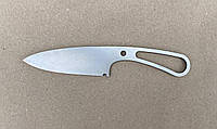 Клинок под нож склетного типа, заготовка на склетник, лезвие шлифованное, Х12МФ