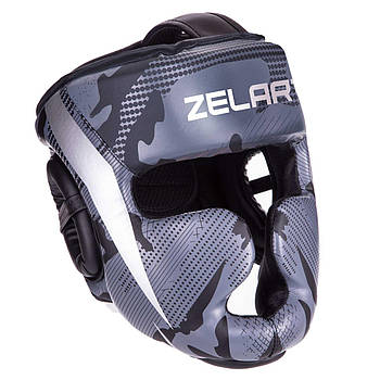 Дитячий боксерський шолом із повним захистом Zelart BO-2530 розмір M