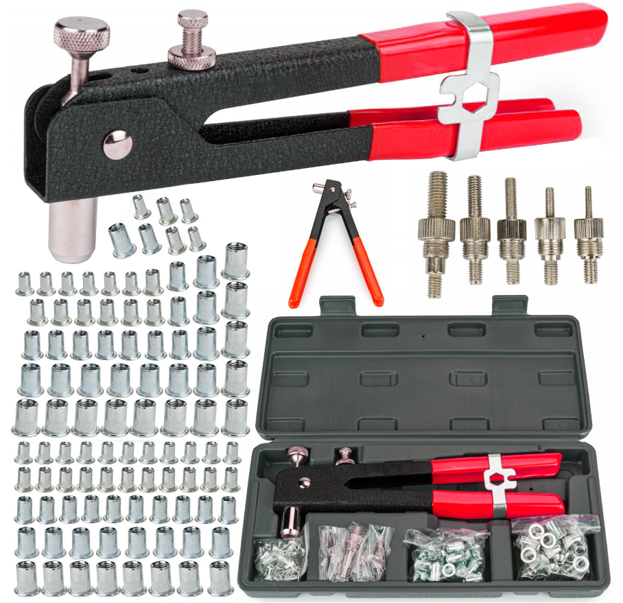 Ручний заклепник для різьбових заклепок M3-M8 KIT (Польща)