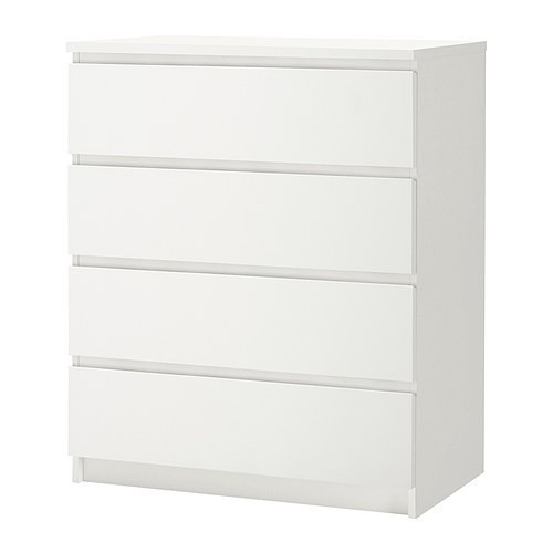 Комод IKEA MALM 4 ящики білий 304.035.71