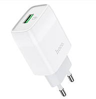 Сетевое зарядное устройство Hoco Glorious single port QC3.0 charger White (C72Q)