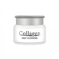 Крем коллагеновый для лица Collagen Deep Cleansing Snail Whitening с муцином улитки, 80гр