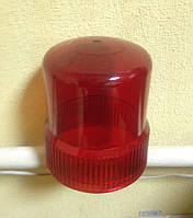 Плафон-линза пластиковая красный на предупреждающие маячки 502 серии TM AYFAR