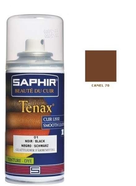 Аерозольний барвник для гладкої шкіри Saphir Tenax Spray 150 мл колір верблюжий (70), фото 1