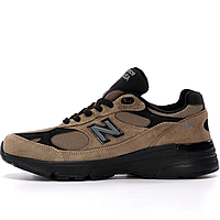 Кроссовки мужские New Balance 993 brown / Нью Беланс 993 коричневые замш