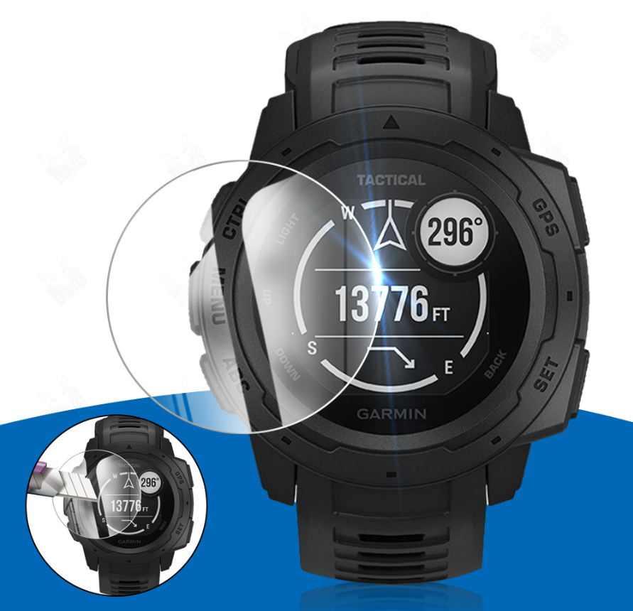 Скло для годинника Garmin Instinct Tactical ⌚ Захисне скло на годинник Garmin