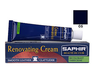Рідка шкіра Saphir Creme Renovatrice 25 мл колір темно-синій (06)