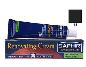 Рідка шкіра Saphir Creme Renovatrice 25 мл колір темно-сірий (15)