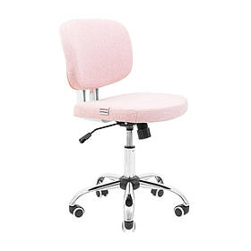 Крісло комп'ютерне дитяче Міа – комплектація Хром – механізм M-1 (Tilt) – оббивка Рожевий