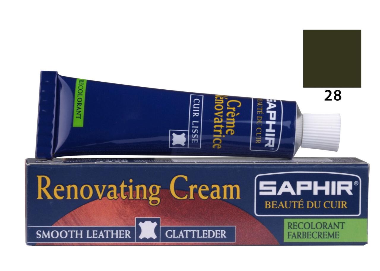 Рідка шкіра Saphir Creme Renovatrice 25 мл колір хакі (28), фото 1