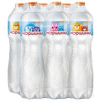 Упаковка мінеральної питної негазованої дитячої води Моршинська "МОРШИНКА" 1,5 л х 6 пляшок