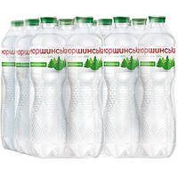 Упаковка мінеральної природної столової слабогазованої води Моршинська 0,75 л х 12 пляшок