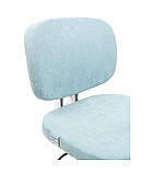 Крісло дитяче Міа блакитний – комплектація Хром – механізм M-1 (Tilt), фото 4