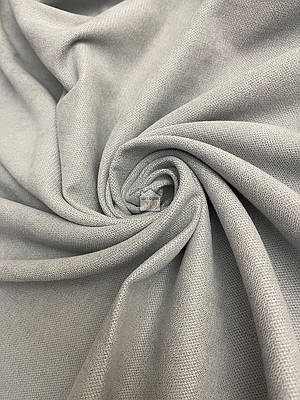 Двосторонній льон для штор California V 18 однотонна шторна тканина, колір світлий сірий