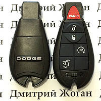 Корпус смарт ключа Dodge (Додж) 4 кнопки + 1 (panic)