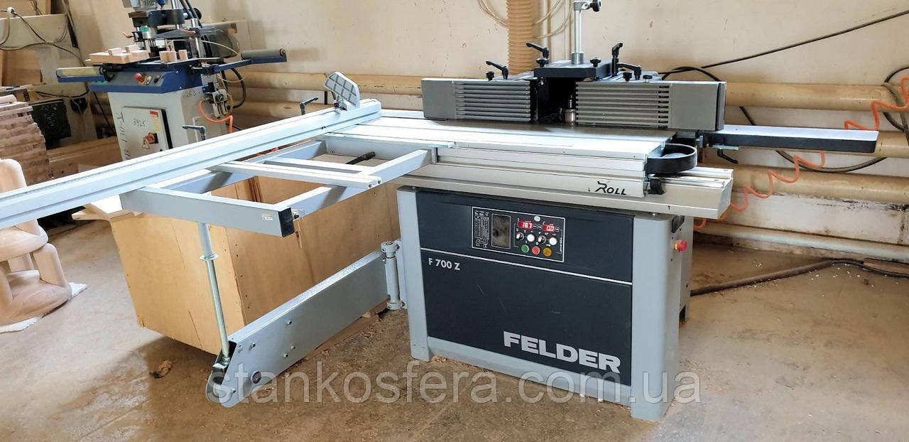 Фрезерний верстат по дереву бу Felder F700Z з рухомою кареткою 2022р.