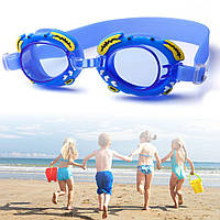 Очки для плавания детские Swimming Goggles (Синий краб) очки для бассейна, стекляшки для плавания (ТОП)
