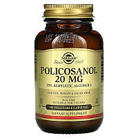 Поликозанол Policosanol Solgar 20 мг 100 вегетарианских капсул TS, код: 7701295