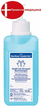 Стерилліум гель (Sterillium® Gel) антисептик для рук 475 мл із дозатором.