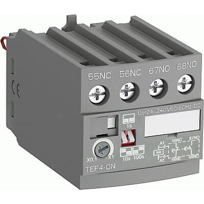 TEF4-ON 0,1-100cек., 1НВ+1НЗ реле часу