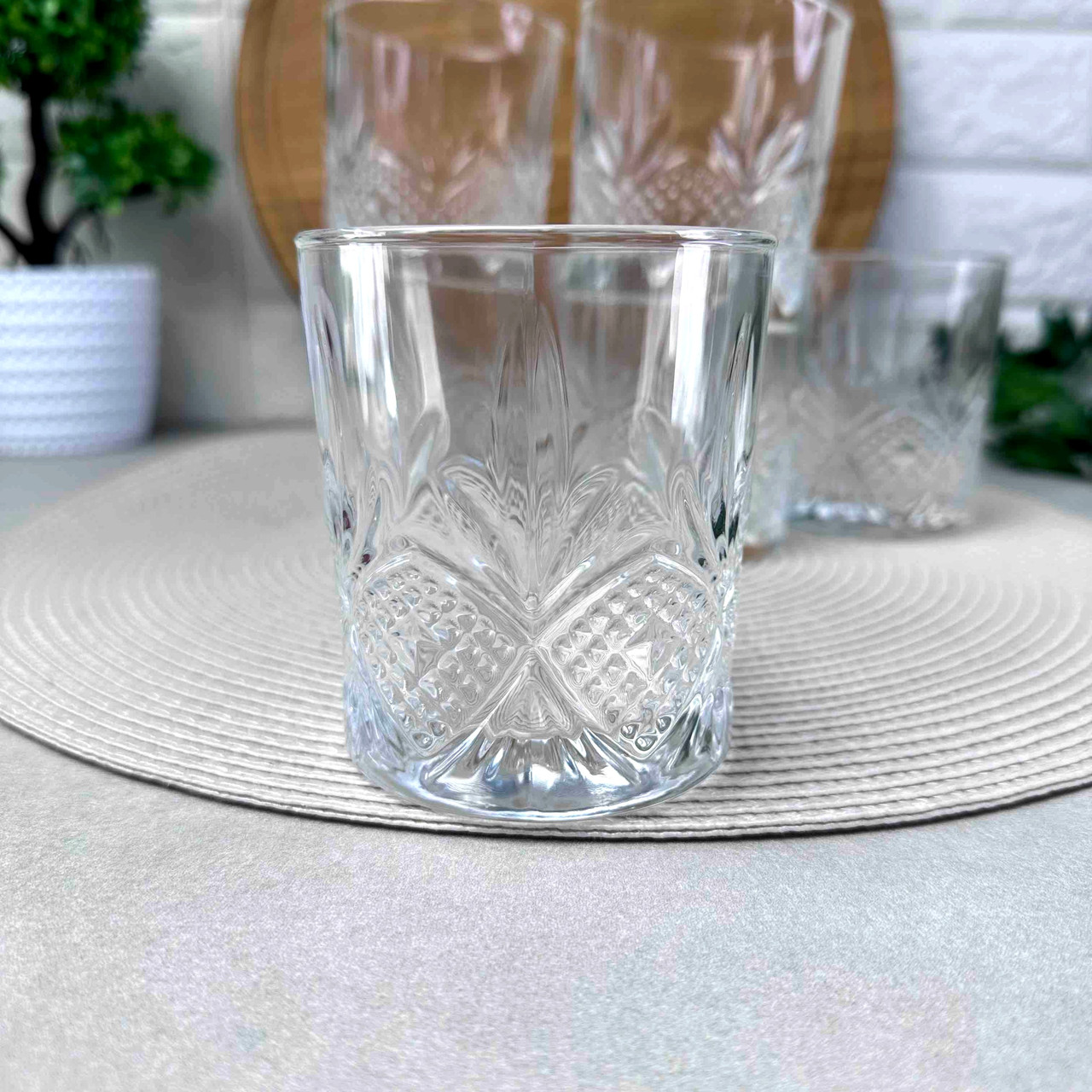 Набір широких склянок Luminarc Rhodes 6х310 мл (N9066), низькі склянки