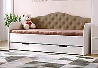 Дитяче ліжко-диван Sofia м'яке узголів'я з шухлядою TM Viorina Deko