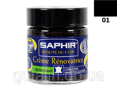 Рідка Шкіра - крем Saphir Creme Renovatrice 30 мл колір чорний (01)