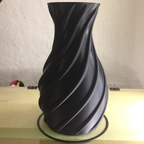 Ваза квітів і сухоцвітів настільна декоративна Spiral
