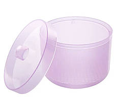 Бокс (контейнер) для стерилізації манікюрних фрез, із кришечкою Фіолетовий
