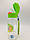 Пляшка для води CASNO 400 мл KXN-1195 Зелена (Малята-звірята) з соломинкою, фото 5