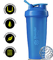 Шейкер спортивний BlenderBottle Classic Loop 28oz/820ml Cyan (Original)