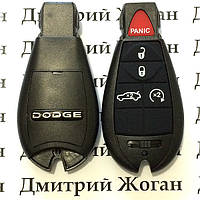 Смарт ключ для Dodge (Додж) 4 кнопки + 1 (panic), чип PCF7941, 433 MHz