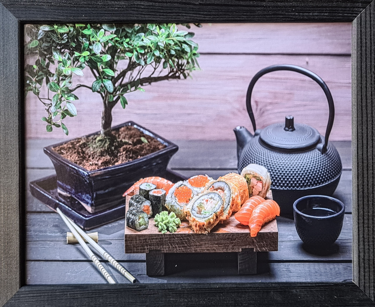 Фотокартина в дерев'яній рамі "Sushi 1 20х25 см POS-2025-063, фото 1