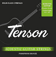 Струны для акустической гитары Tenson Phosphor Bronze Custom Light .011 - .052